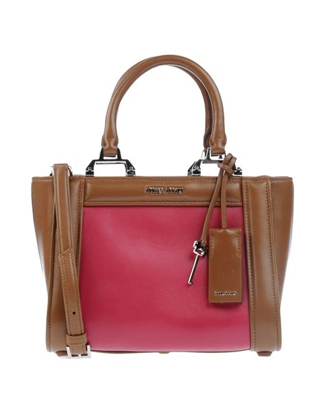 brown miu miu bag|miu mini handbags.